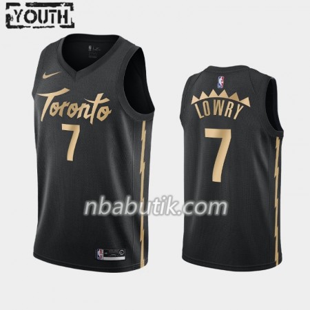 NBA Børn Trøje Toronto Raptors Kyle Lowry 7 Nike 2019-20 City Edition Swingman